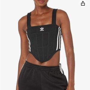Adidas rib corset tank